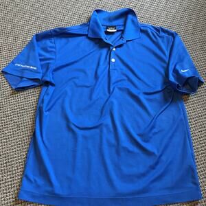 Nike Golf Dri-Fit Polo Blue Medium